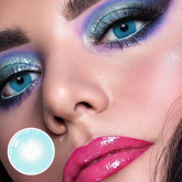 Lentes de contacto de color con prescripción Hidrocor Azul